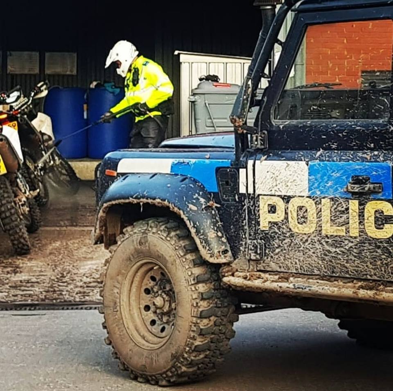 Illustration for article titled Nottinghamshire Police take the rural law enforcement seriously.